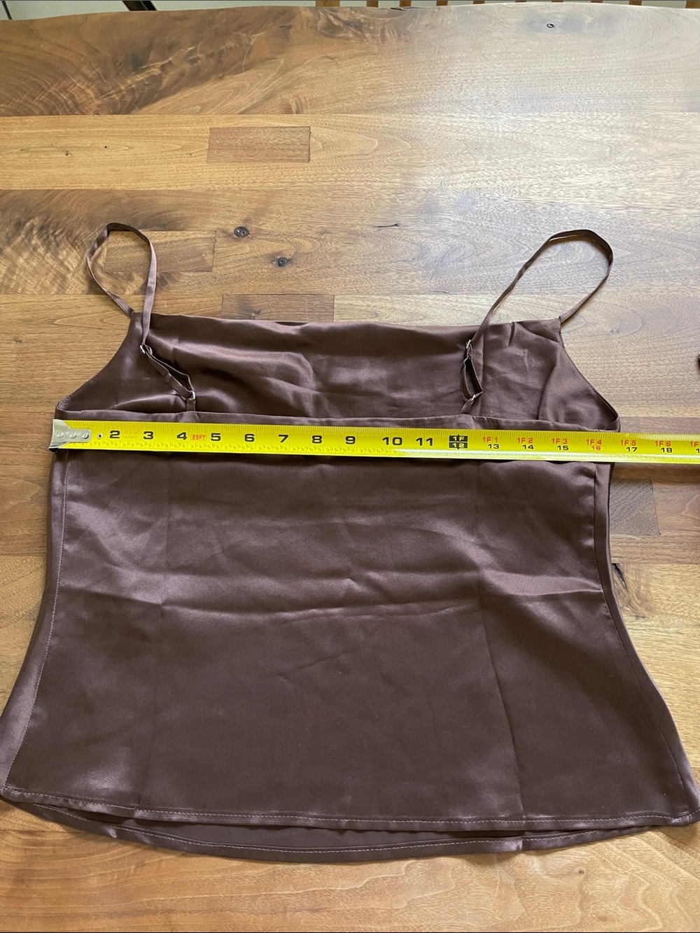 Reformation Silk camisole Sammi top - Brown sz S - Picture 6 of 6